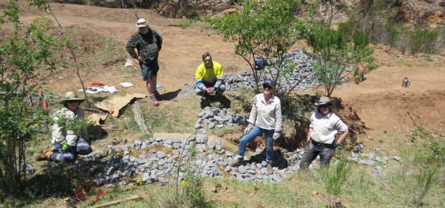 A hearty rock ramp skills day in the Capertee