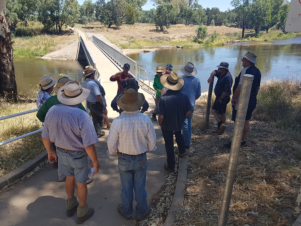  One of the site visits. 