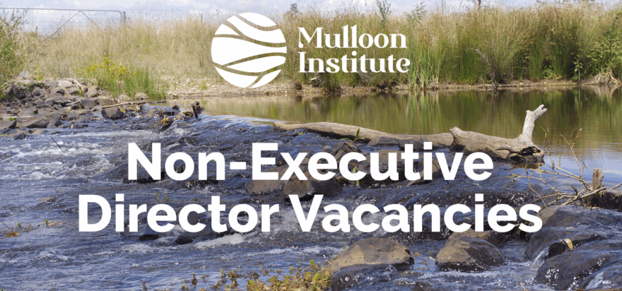 Non-Executive Director Vacancies – The Mulloon Institute Limited