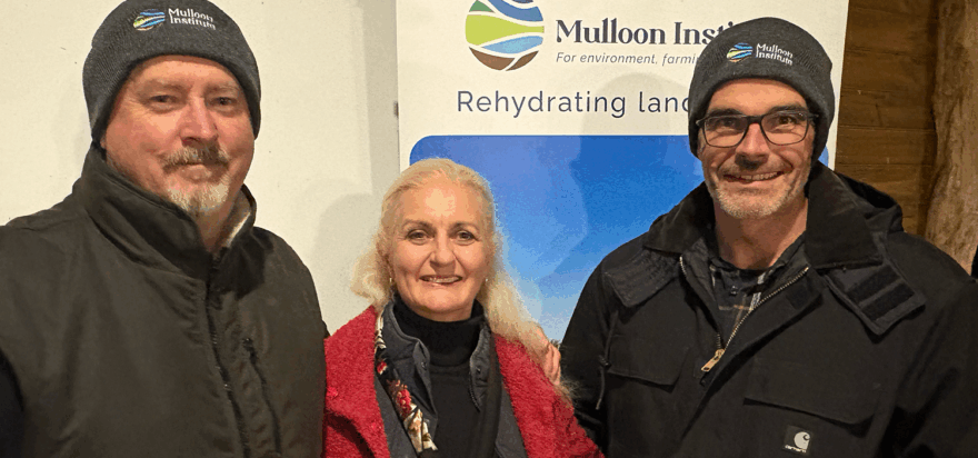 A fond farewell for two Landscape Rehydration Champions