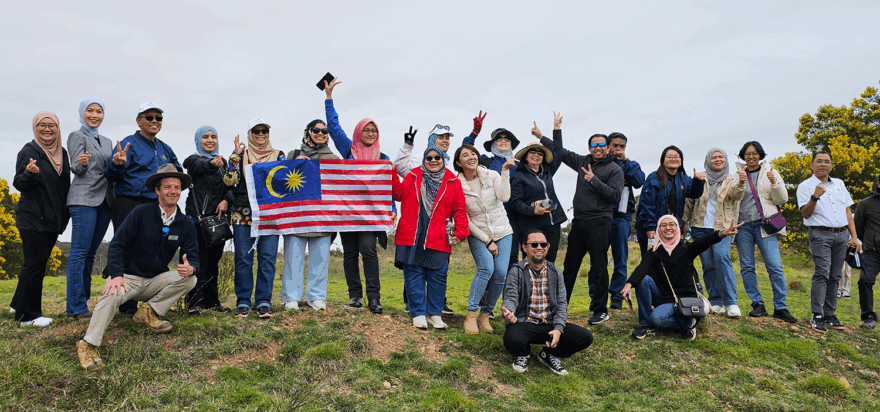 Welcoming an enthusiastic delegation from Malaysia!