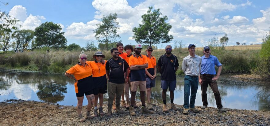 Walbunja Rangers visit the farm!