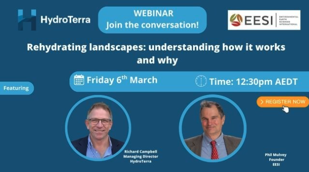 Webinar: Rehydrating landscapes – understanding how it works and why