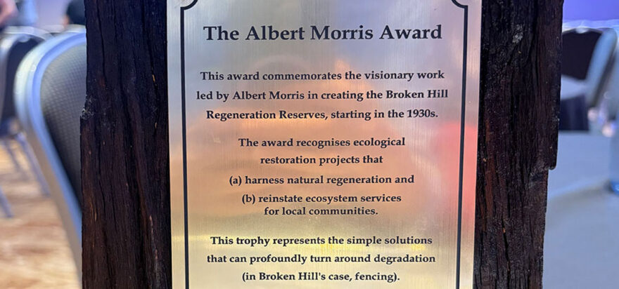 MRI wins the Albert Morris Award for Outstanding Ecological Restoration